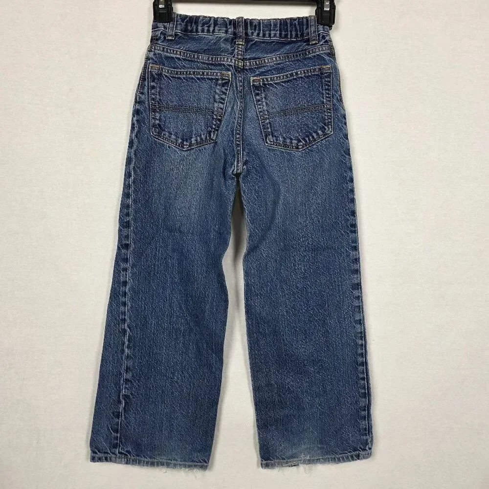 OshKosh B’gosh Boys Jeans Size 8 Wide Leg Adjustable Waist